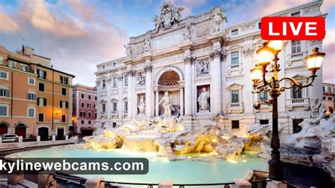 rome italy webcam|【LIVE】 Webcam Trevi Fountain